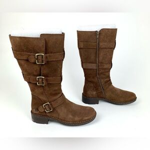 Born Triple Buckle Suede Boot, new, never worn.